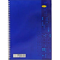 Блокнот на пружине синий А4, 40 листов [tsi204575-TSI]