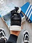 Чоловічі кросівки Adidas Niteball II (чорні з білим) стильні повсякденні кроси для спорту 1197TPтоп, фото 7
