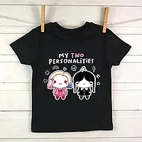 Футболка дитяча з принтом "Венсдей та Енід"