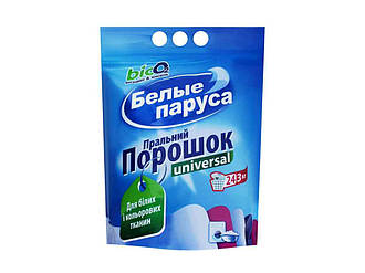 Пральний порошок безфосфатний універс. Для біл.і кольор. 3 кг ТМ БІЛІ ПАРУСУ BP