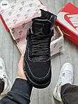 Чоловічі кросівки Nike Air Jordan 4 (чорні) повсякденні якісні зручні кроси 1211TPтоп, фото 4