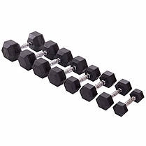 Гантель цільна шестигранна ZELART TA-5159-7 1шт 7кг Код TA-5159-7, фото 4