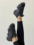 Чоловічі кросівки Adidas Yeezy 500 Utility Black (чорні) стильні кроси YE015 Адідас топ, фото 4