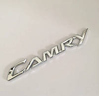 Шильдик емблема напис на багажник Camry колір хром