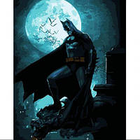 Картина за номерами "Бетмен у місячному сяйві" [tsi215497-TSІ]