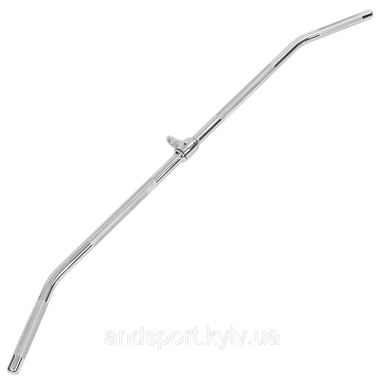 Ручка для вертикального тяги ручка для блокового тренажера Zelart TA-8240 хром Код TA-8240