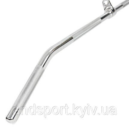 Ручка для вертикального тяги ручка для блокового тренажера Zelart TA-8240 хром Код TA-8240, фото 2