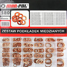 Комплект мідних шайб 580EL Mar-Pol M66454