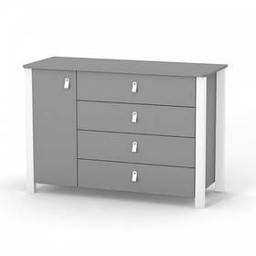 Комод Верес 1200 Монако, графіт