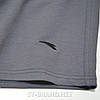 4xl-8xl. Зручні та практичні чоловічі трикотажні шорти великих розмірів (Батал) - сірі (графіт), фото 3