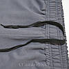 4xl-8xl. Зручні та практичні чоловічі трикотажні шорти великих розмірів (Батал) - сірі (графіт), фото 2