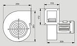 Вентилятор CMB/2 160/060 "М+М" для котлів з ретортою 100-200 кВт, фото 6