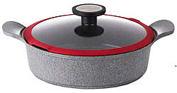 Каструля преміумкласу зі скляною кришкою Neoflam EK-OT-L28I Light Marble з мармуровим покриттям 28 см