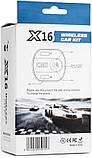 Автомобільний Bluetooth-модулятор трансмітер USB-заряджання X16 Wireless Car KIT Чорний, фото 8