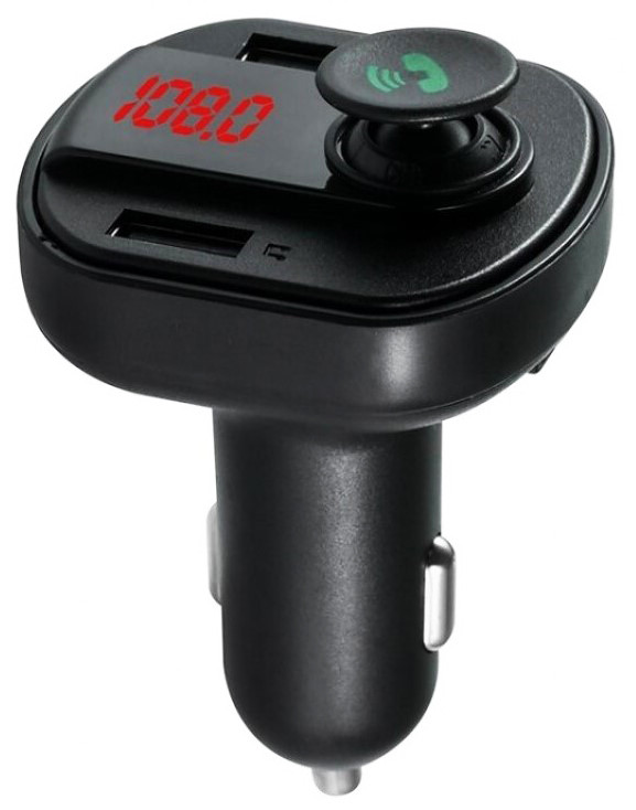 Автомобільний Bluetooth-модулятор трансмітер USB-заряджання X16 Wireless Car KIT Чорний