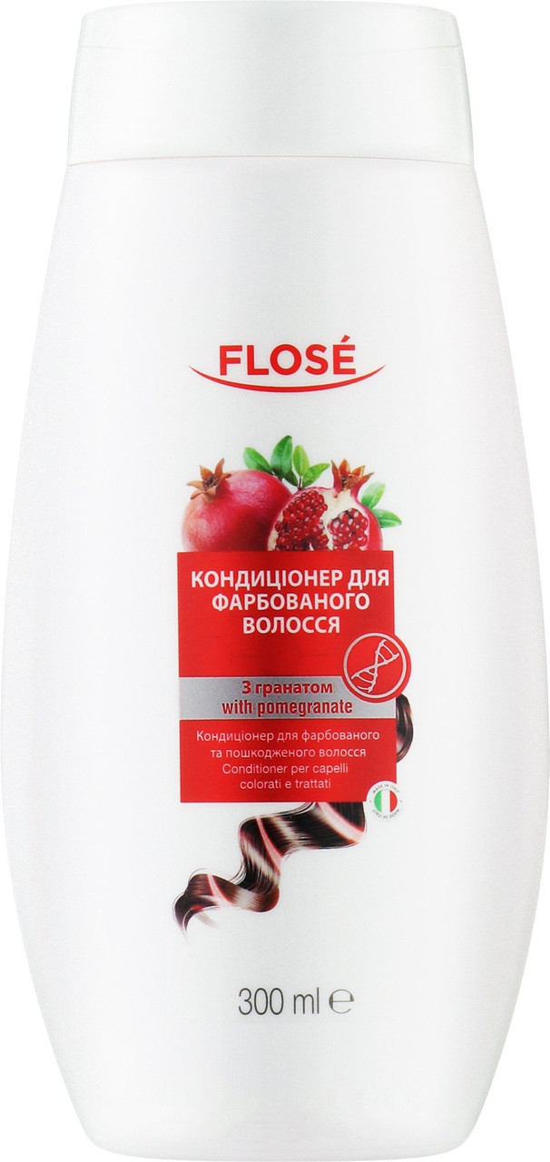 Кондиціонер для фарбованого та пошкодженого волосся з гранатом Flose Colored Hair 300 мл