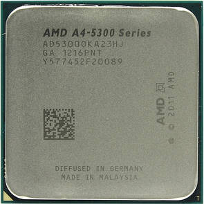 Процесор AMD A4-5300 K, 2 ядра 3.4 ГГц, FM2