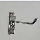 Гачки в Єкономпанель 5 см діаметр 6 мм (хромований одинарний, фото 9