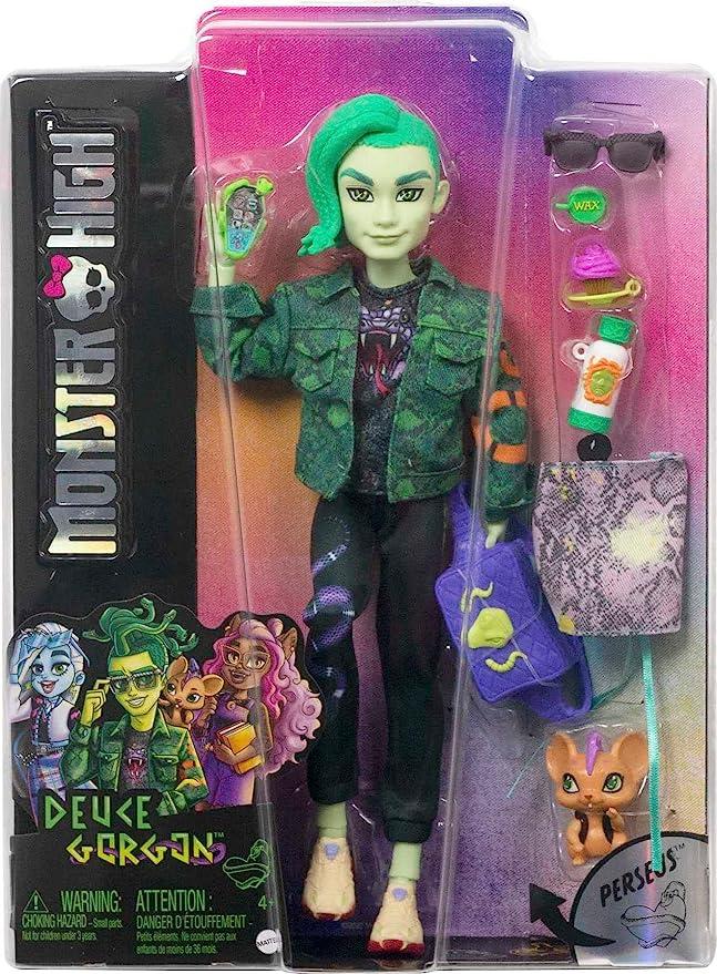 Monster High Лялька Дюс Горгон 2022 Deuce Gorgon Posable Fashion Doll HHK56