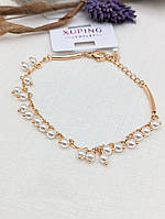 Браслет Xuping Jewelry Диаметр браслета 16,5 + 3,5 см Красивый браслет с жемчугом Браслет с подвесками