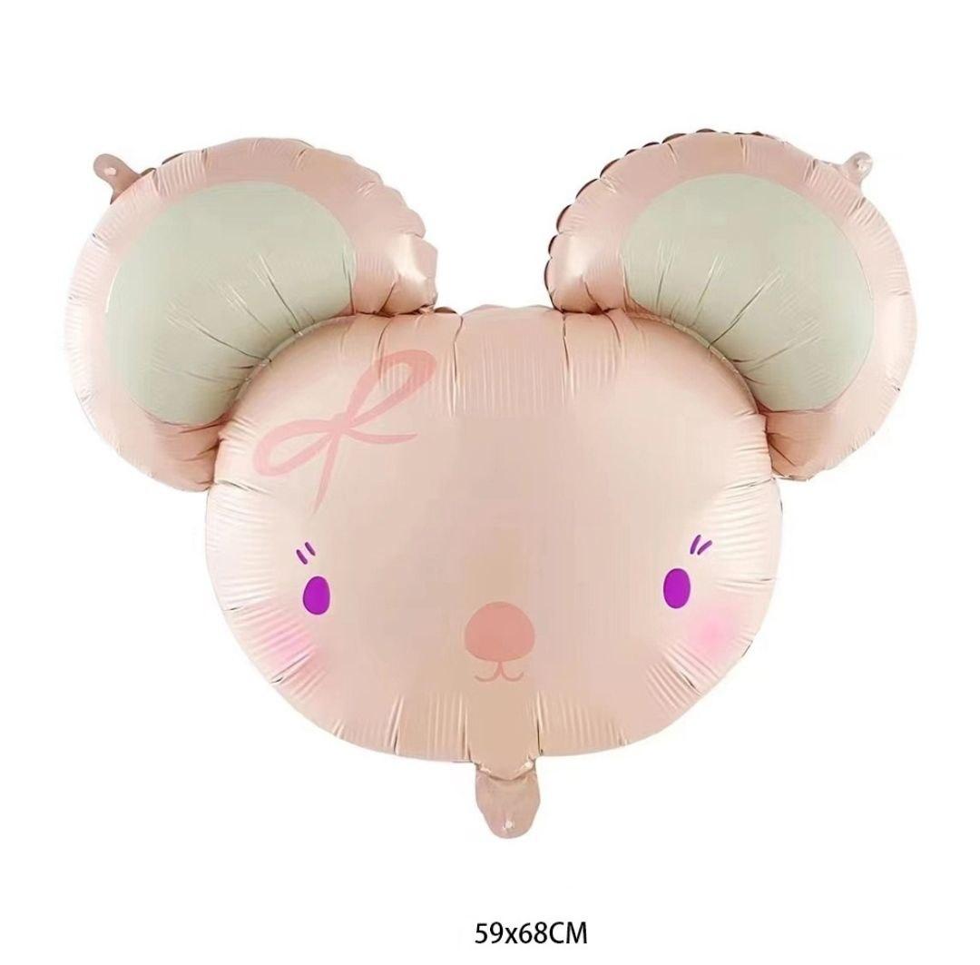 China 59*68 см Розовая мышка с ушками фольгированные шары - В УП MrShar - фото 1 - id-p1929803658