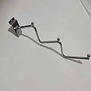 Кронштейн Флейта 35 см торгова 3 сходинки хромована в Єкономпанель, фото 7