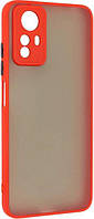 Матовий протиударний чохол для Xiaomi Redmione 12S червоний бампер