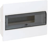 Щит внутрішній із прозорими дверима 18 мод. HAGER COSMOS VR118TD, бокс Хагер, шафа КОСМОС розподільний