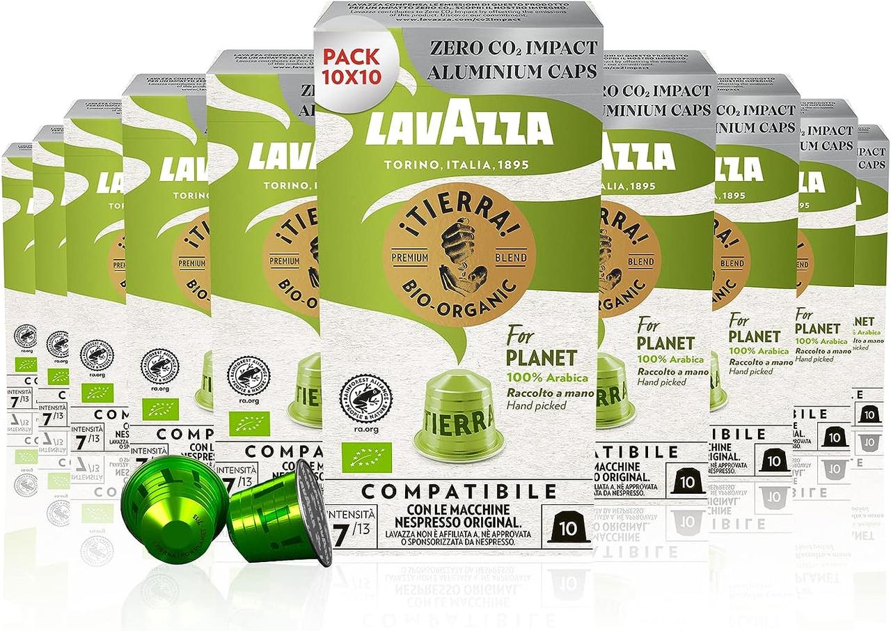 Nespresso Lavazza Tierra for Planet 100% Arabica Aluminium 10 капсул