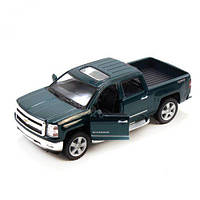 Машинка KINSMART "Chevrolet Silverado" (зеленая) [tsi37286-ТCІ]