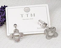 Серьги Xuping Jewelry Диаметр сережек 1,6 × 1,8 см Нежные серьги Серьги для девочек из медицинской стали