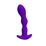 Анальний корок Pretty Love Yale Anal Plug Purple, фото 2