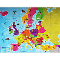 Магнитный пазл "Карта Европы", 30 элементов, 38 х 28 см [tsi211889-ТСІ]