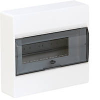 Щит зовнішній із прозорими дверима 12 мод. HAGER COSMOS VD112TD, бокс Хагер, КОСМС розподільний навісний