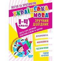 Книжка "Украинский язык: Удобный справочник. 1-4 классы" (укр) [tsi213129-ТСІ]