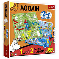 Настільна гра Moomin 2в1 "Лудо + Змії та сходи" [tsi205860-ТCІ]