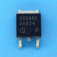 IGBT NPT 600В 6А Infineon SGD06N60 TO252