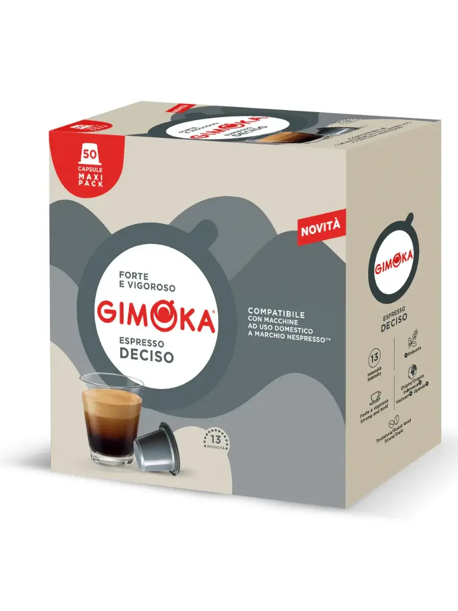 MEDIUM PACK 50 капсул! Кава в капсулах Nespresso Gimoka Deciso