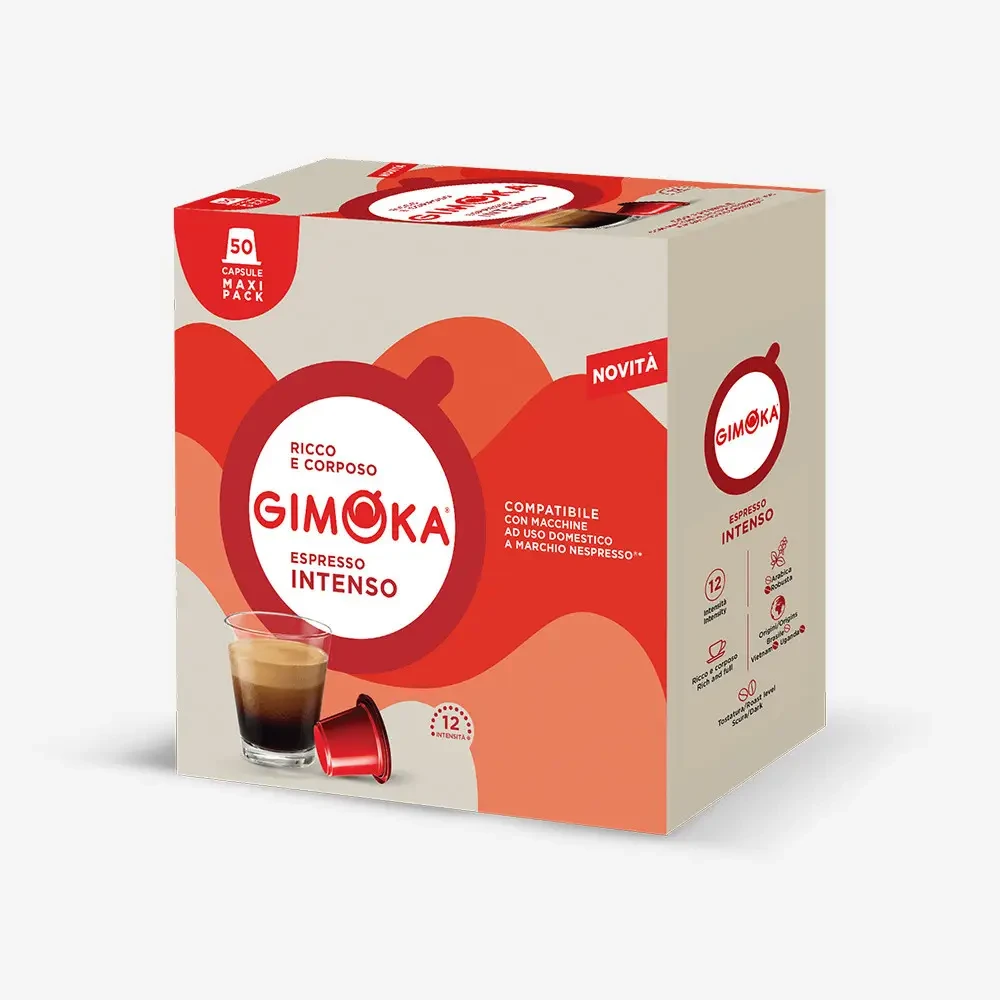 MEDIUM PACK 50 капсул! Кава в капсулах Nespresso Gimoka Intenso