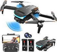 Дрон для видеосъемки + (2 аккумулятора) мини квадрокоптер детский с камерой для ребенка для детей Drone