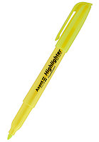 Маркер  текстовий "Axent" 2-4мм. клиноподібний ЖОВТИЙ