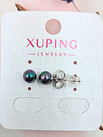 Серьги Xuping Jewelry Диаметр сережек 0,6 см Нежные серьги-пусеты Сережки на каждый день Медсталь