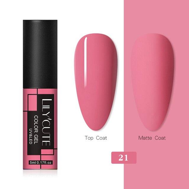 Гель-лак Lilycute LC-021, 5 мл