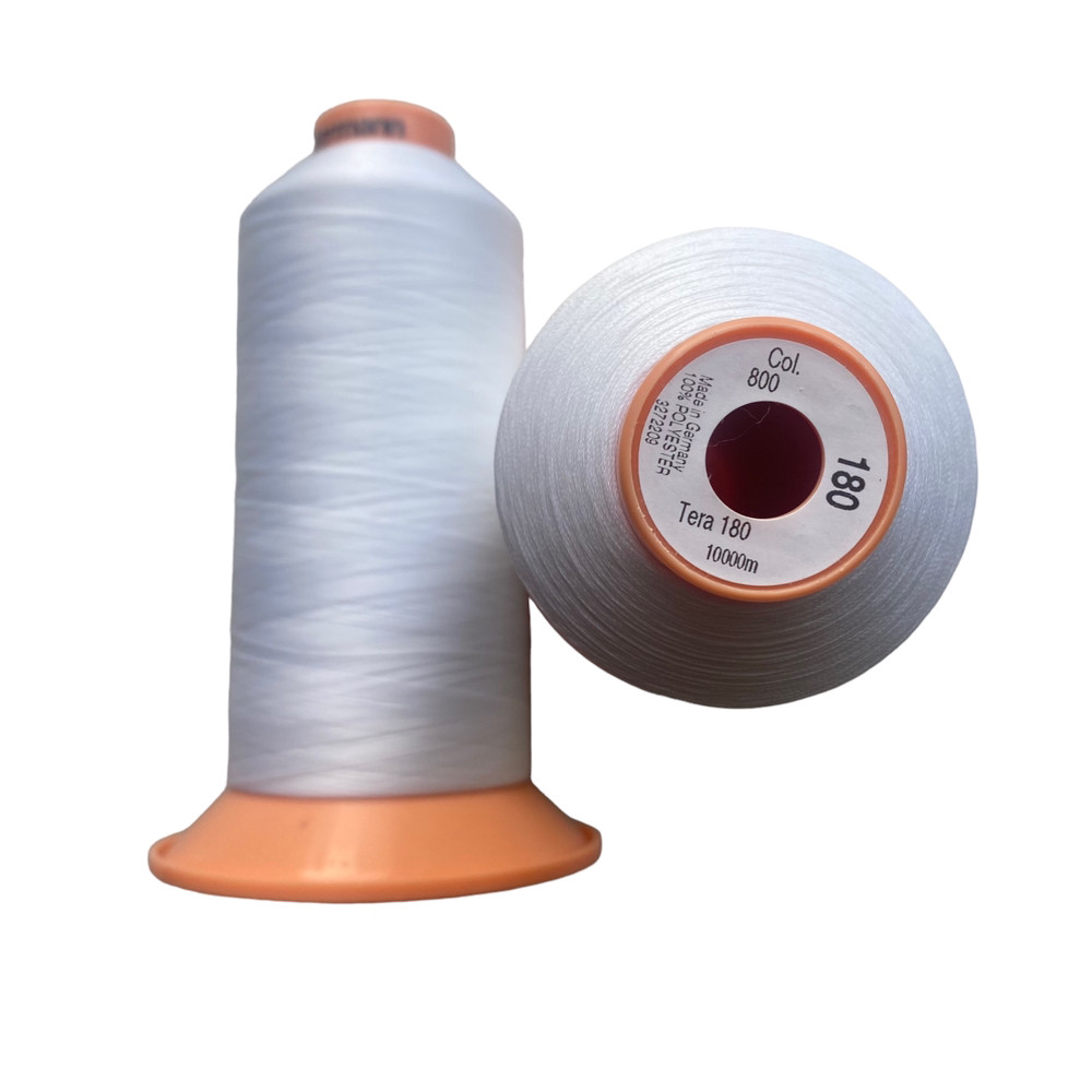Нитка Gutermann Tera 180/800/10000м білий, фото 1