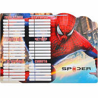 Расписание уроков "Spiderman" (47х34 см) [tsi215020-ТCІ]