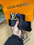 Ремінь шкіряний Louis Vuitton Brown Луї витон, фото 6