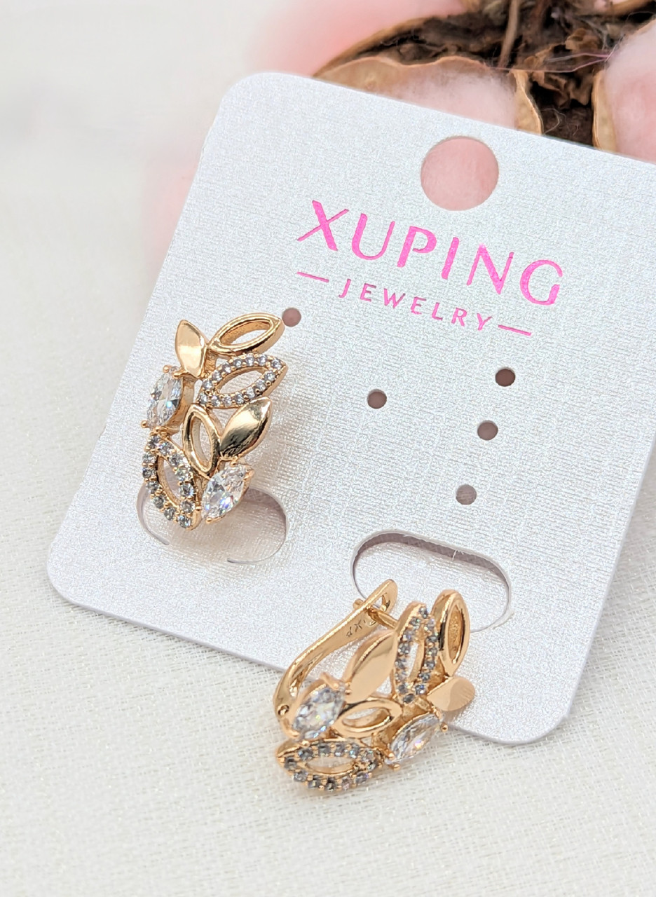 Сережки Xuping 1,1см.×1,8см.