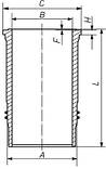 Гільза 037 WN 35 01 (MAHLE), фото 2