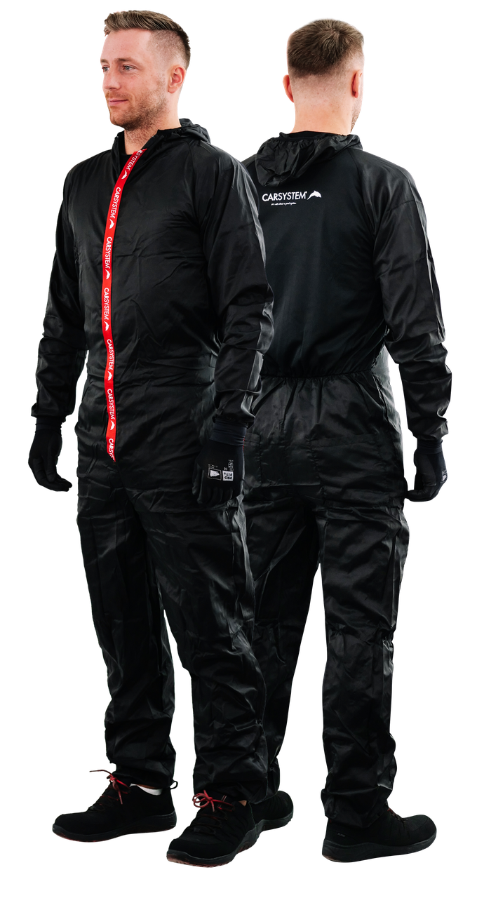 Комбінезон нейлоновий Car System Black Suit, XXL