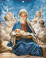 Картина по номерам Религия Картины в цифрах Аве Мария Набор для рисования на холсте 40х50 Rainbow Art GX31701
